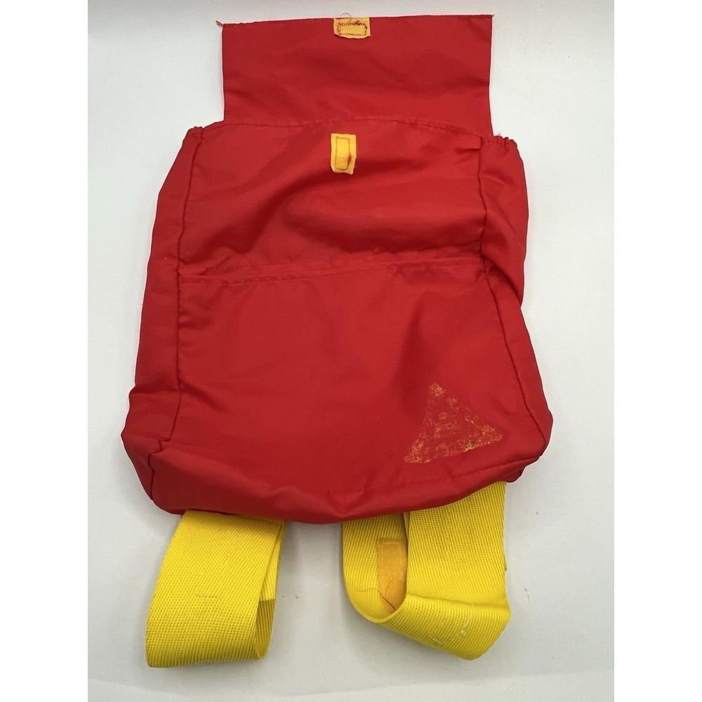 Fisher Price Vintage Camping Trip Bear Wilderness Backpack Survival Kit Cloth